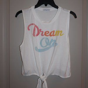 Rainbow Dream On Cropped Tank - Size S